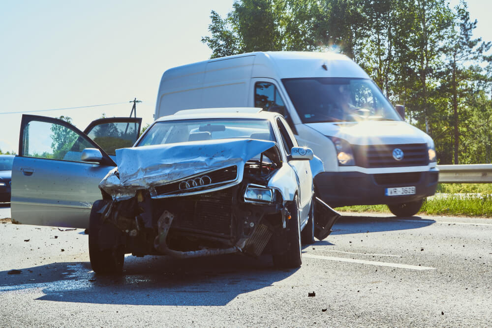 multiple car wreck